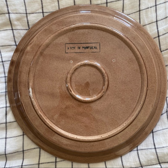 LAST CHANCE Vintage Portugal cherry pie ceramic dish - Picture 4 of 4